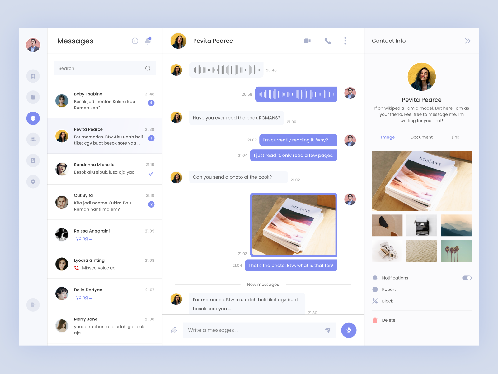 Messages Dashboard by Latiful Fajar 👐 for 10am Studio on Dribbble