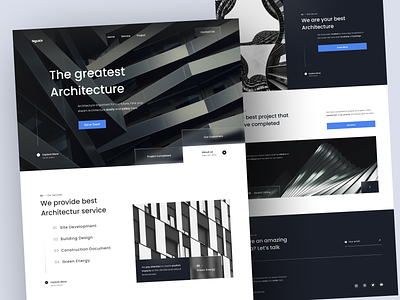 Ngukir - Architecture Landing Page