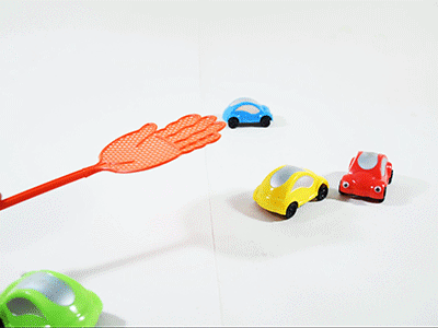 Annoying Cars cars colorful flies floppy desk mosquitoes stop motion swatter toys