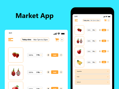 UI/UX Market App