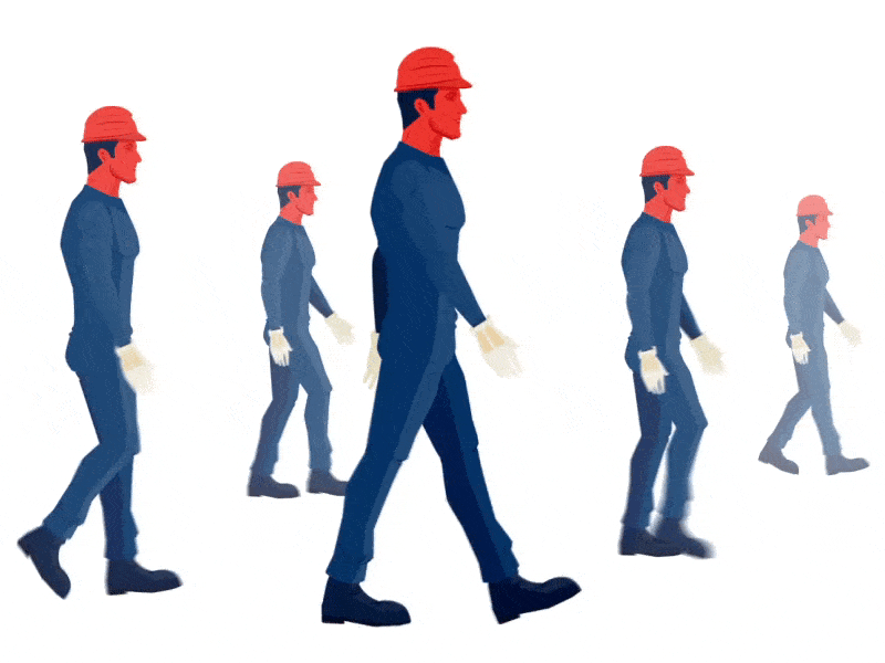 Walk Cycle 2d after animation animator design effects explainer freelancer graphics motion walk cycle