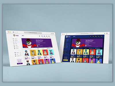 KINUS NFTs PAGE appdesign branding graphic design muck up ui ux webdesign