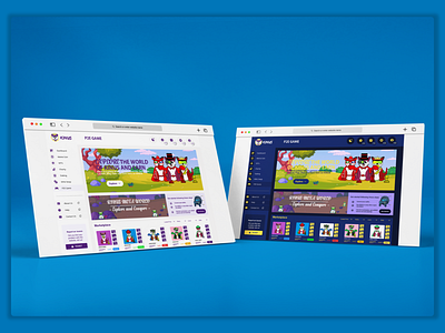 KINUS P2E GAME PAGE branding