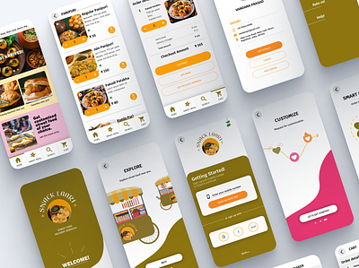 STREET LAARI- Street Food Ordering App branding graphic design ui