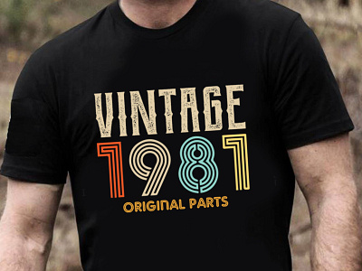 Birthday Vintage T-Shirt Design