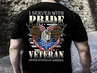 Veteran T-Shirt Design branding design designer graphic design illustration logo typography vector veteran t shirt