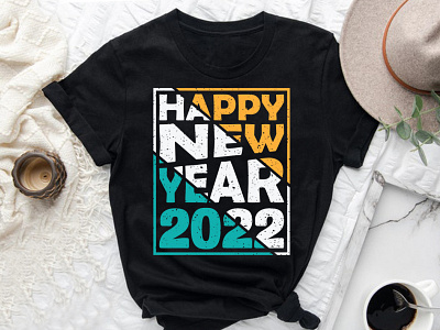 Happy New Year 2022 T-Shirt Design vintage year2022 t shirt