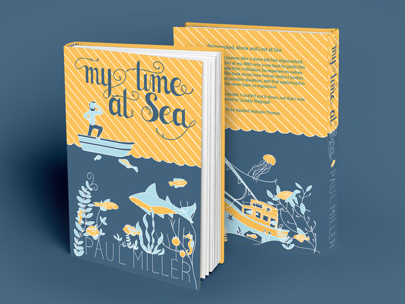 My Time at Sea typography sea book illustration