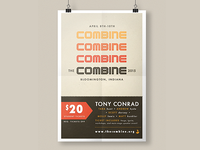 Poster for The Combine 2015