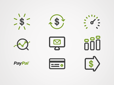 Various Knowledge Base Icons for CheddarGetter cheddargetter recurring billing subscription billing