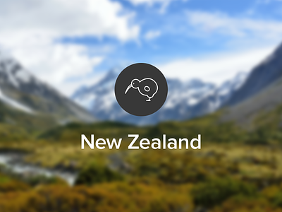 Kiwi Destination Icon for Preferred Vacations icon kiwi bird new zealand travel vacation
