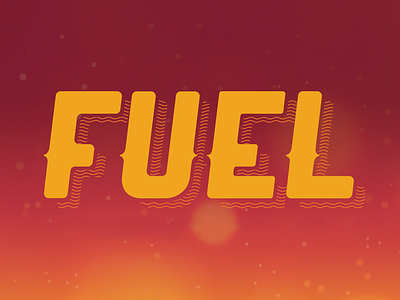 Fuel Logo fire fuel illustration logo typography