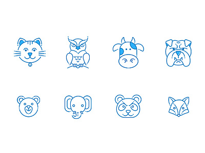 Animal icon animals icon design illustration sketch