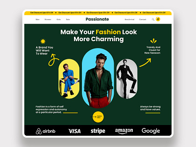 Fashion Landing Page Design