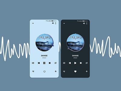 Music Player Design (Daily Ui #009)