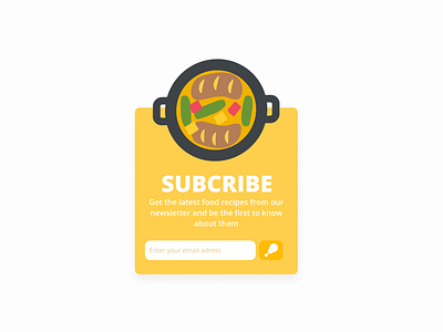 Subcribe Design (#DailyUi #026)