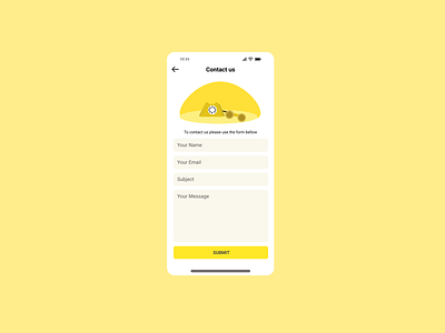 Contact Us Design (DailyUi #028)