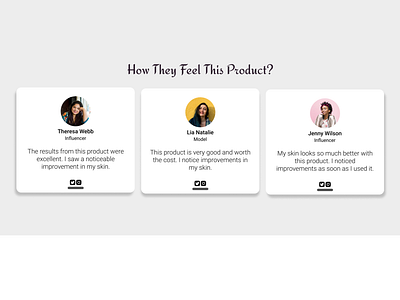 Testimonials (DailyUi #039)