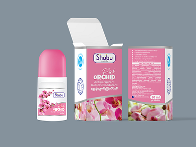 Antiperspirant Roll-on Deodorant Packaging Design branding cosmetic design flyer graphic design leaflet packaging roll on