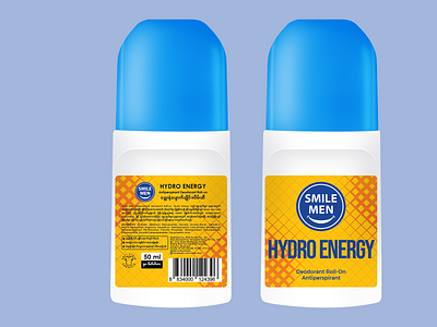 Antiperspirant Roll-on Deodorant Packaging Design