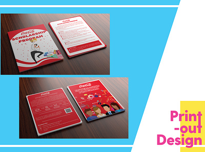 Flyer Design (A4) a4 branding coca cola design flyer graphic design illustration leaflet