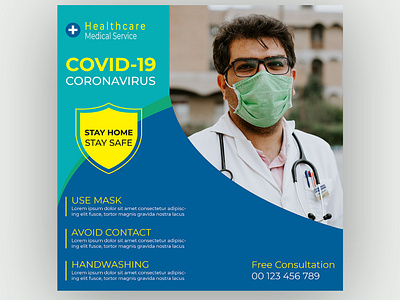 Coronavirus (COVID-19) Social Media Campaign Banner