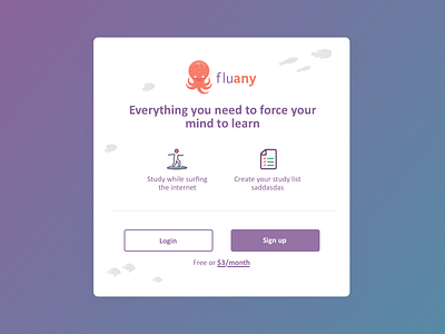 Fluany - Welcome Plugin