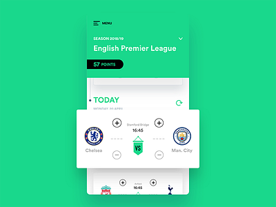 Soccer - Mobile App android design ios mobile mobile app mobile design