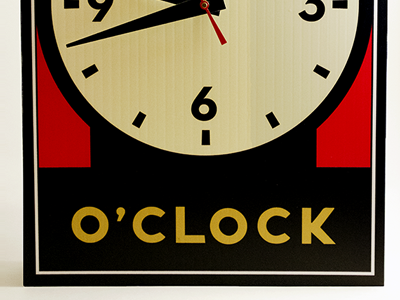 Michael Schwab Homage Clock clock design graphic design michael schwab