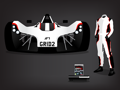 GRID 2 Mono Supercar and Racing Suit