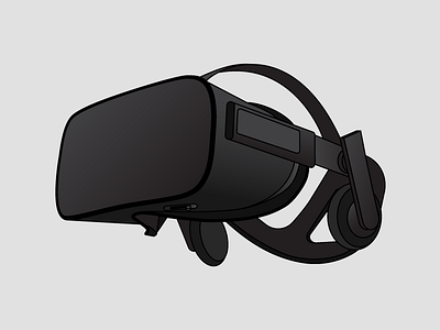 Oculus Rift Illustration illustration oculus oculus rift virtual reality vr