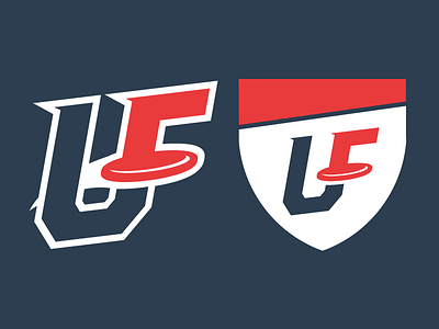 Ultimate Frisbee Logo & Badge