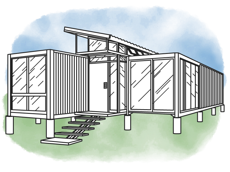 Discover more than 74 shipping container sketch super hot - seven.edu.vn