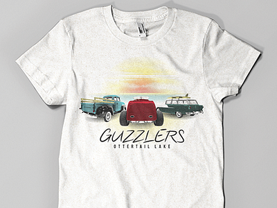 Guzzlers Tshirt Design