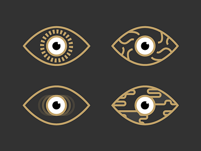 Eye Health Line Illustrations