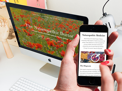 Naturopathic Medicine Website care medicine naturopathic squarespace website design
