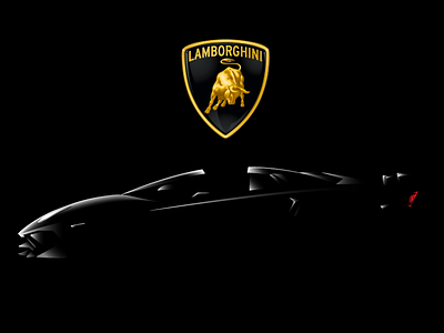 Lamborghini Aventador SV aventador car gradient illustration lambo lamborghini shadows sports car
