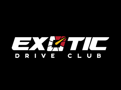 Exotic Drive Club - Logo car club exotic logo tachometer