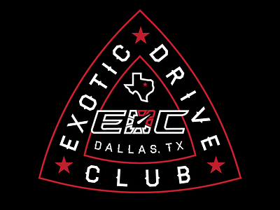 Exotic Drive Club - Tshirt Concept 3 car car club illustration texas