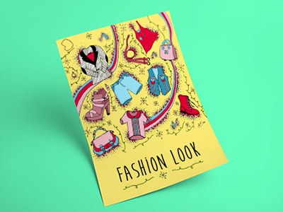 Illustrated fashion poster 