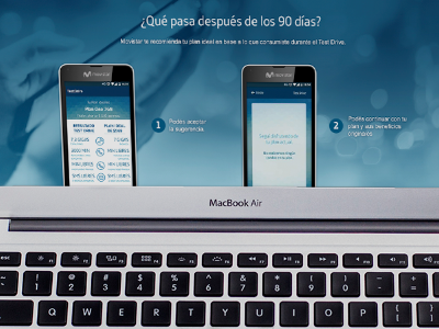 Diseño landing page Test Drive | Movistar Argentina cellphone desktop diseño landing page mobile movistar responsive ui ux web