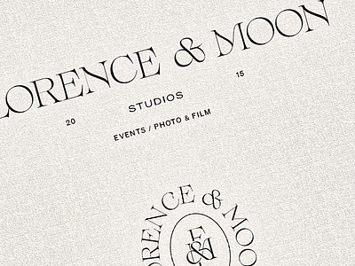 Florence & Moon Logo Design by Wilde River Studio