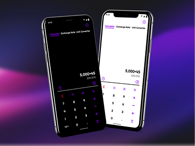 DailyUI #004 Calculator Page