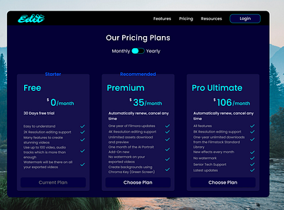 DailyUI #030 Pricing Page dailyui dailyuichallenge design graphic design ui user interface ux