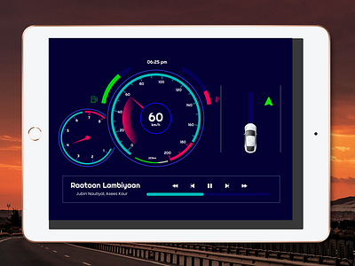 DailyUI #034 Car Interface Page