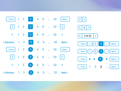 DailyUI #084 Pagination Page