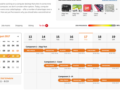 WIP Project Panel - Enterprise SaaS UX/UI