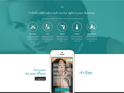 Salon Web UI designs, themes, templates and downloadable graphic ...