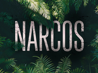 Narcos - Type Exploration jungle narcos typography