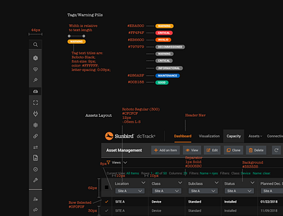 UI Spec Snapshots dcim software design ui ui design ux